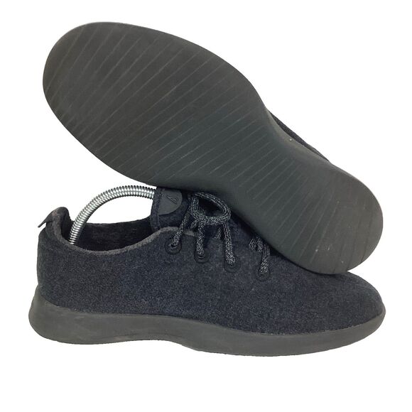 Allbirds Wool Runners Men's Size 10 Merino Wool Triple Black Running Shoes - Picture 1 of 9